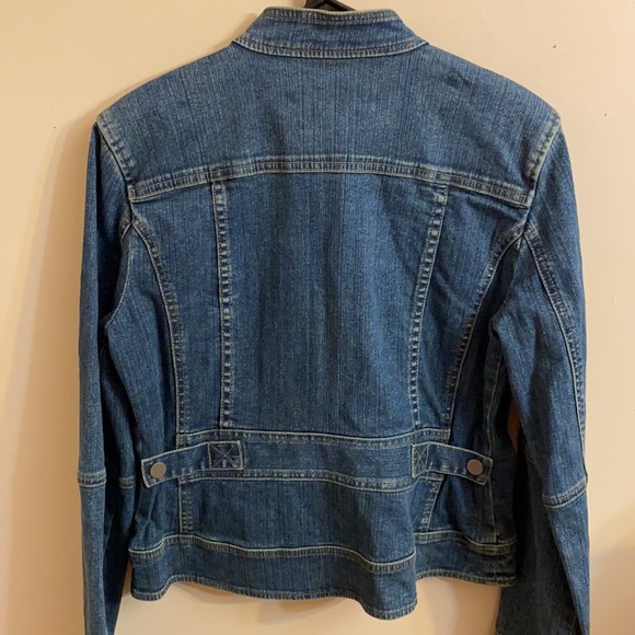 City UNLTD Nordstrom Bomber Style Jean Jacket 8 - Picture 6 of 7